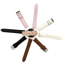 QCTOG Bracelet de montre en PU doux de 18 mm pour GT5 (41 mm) GT5 Pro (42 mm) Honor S1 Bracelet S1/B5 Talkband B5, Bracelet de mode pour Garmin Venu 2S/3S, Move 3S, Forerunner 255S 265S, Bracelet de rechange réglable pour Garmin Vivoactive 4S Vivomove 3S Active S, léger, confortable, respirant, polyvalent pour un usage casual, sportif, professionnel et plus encore