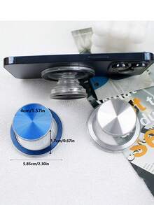 MagSafe Compatible Magnetic Grip Stand, Adorable Phone Holder, Expandable Foldable Phone Accessories Compatible With IPhone, Android Phone, Gift For Birthday, Family, Friends Finger Ring Holder, Phone Grip - Multicolor - View 7