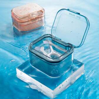1 pièce Boîte de rangement portable multicouche pour appareils dentaires, boîte de rangement pour aligneurs orthodontiques