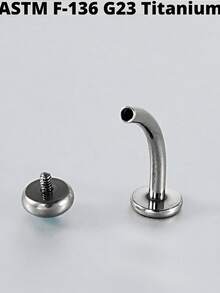 1 件装钛锆石内螺纹浮动肚脐环时尚扁平蛋白石肚脐环穿孔首饰男女皆宜