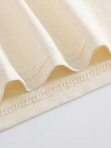 Women's Plain Round Neck Short Sleeve Simple T-Shirt, Casual Everyday Wear