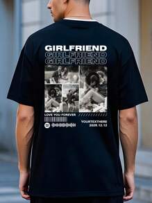 Custom Personalized T-Shirt, Men's Sport T-Shirt, Breathable, Christmas Gift, - Add Pictures (Girlfriend, Wife) To Design Your Own Personalized Printed T-Shirt,Stylish,Fashion,Hipster,Casual,Minimal Chic,Personalized,Customized,Custom,Unique,Guy Costumes,Capsule Wardrobe,Men Basic/Street Style,Ideal Gifts For Him,Boyfriend,Family,Friends,For Birthdays,For Vacation/Holiday,For School/Competition,For Sports/Climbing