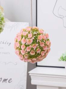Artificial Boxwood Grass Balls,Simulation Garden Grass Balls,Flower Balls,17cm,6.7inch,Pink,Autumn,Pool Decoration,Wedding Decoration,Mother's Day Decoration,Bright Colour,Easy To Remove,Can Be Used For 1-3 Years,No Need To Take Care Of It,Office Living Room Bedroom Dining Room Decoration,Party Wedding Garden Decoration,Home Decoration,Party School Dormitory Decoration