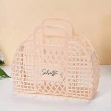 1pc Customizable Laundry Baskets: Multifunctional Organizers For Every Need Custom-Designed Laundry Baskets Double As Bathroom Carryalls. Our Wall - Mounted Storage Bins Are Perfect For The Washroom, Holding Toiletries. Additionally, They Transform Into Reusable Beach Bags-An Ideal Pick For Women!