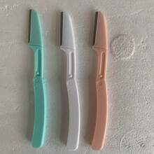 3 szt. maszynek do brwi, trymer do brwi z prostym uchwytem i ochronną osłoną