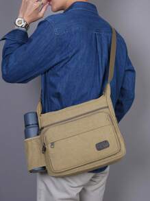 Bolso de hombro de gran capacidad y multicapa para hombre, nuevo bolso casual de viaje multicapa para negocios de hombre