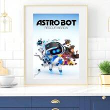 1pc Wall Arts Posters Frameless Modern Game Astro Bot Poster Home Room Decor Livingroom Bedroom Aesthetic Art Wall Painting Stickers