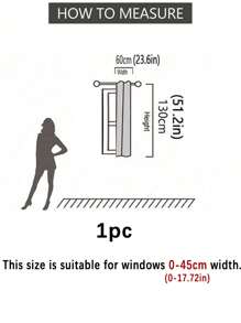1pc Practical Multi-Purpose Blackout Curtains For Balcony And Living Room, Minimalist Design