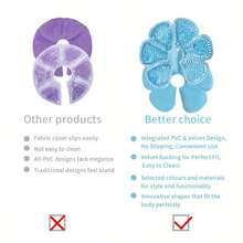 2 piezas Almohadillas para el pecho calientes y frías - Apoyo esencial para la lactancia materna para madres, material de PVC - Multicolor - Ver 9