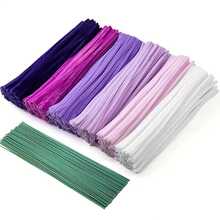 600 piezas de limpiapipas de colores variados y 50 tallos de flores con un conjunto de tutoriales paso a paso para manualidades, suministros de artesanía, regalos para el Día de San Valentín y el Día de la Madre, decoración del hogar, decoraciones navideñas con tallos de chenilla, decoraciones para eventos festivos, proyectos de manualidades con limpiapipas para adornos de regalos navideños y diseño de embalaje de lujo, suministros de artesanía con limpiapipas, paquete de materiales DIY hechos a mano - Multicolor - Ver 13