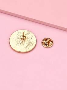 1pc Kids Zinc Alloy Lightning Print Fashion Badge, Decorates Clothes & Backpacks, Versatile Accessory Suitable For Children Daily Wear - one-size - View 4