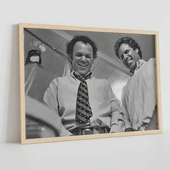 1pc Unframed, Funny Bathroom Print, Step Brothers Movie Toilet Scene - Bathroom Humor Print, Premium Quality Print, Movie Poster