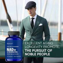 Immune Systems Support - NAD And Resveratrol Formula Capsules - 120 Capsules - 1 chai - Xem 3