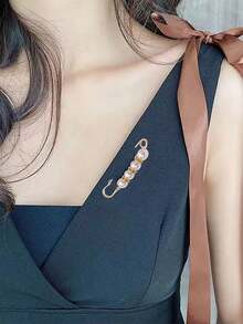 20 件女式仿珍珠腰别针/胸针可调节腰夹服装裤子配饰腰带，不含卡片连衣裙配饰衣服别针包饰背包适用于学校办公室配饰衬衫夹克珠宝圣诞节万圣节衣服别针有趣可爱的教师礼物