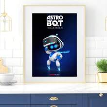 1pc Wall Arts Posters Frameless Modern Game Astro Bot Poster Home Room Decor Livingroom Bedroom Aesthetic Art Wall Painting Stickers