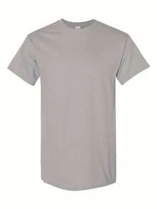 5-Piece Set, 100% Cotton T-Shirt, Men's Classic Solid Color Short Sleeved T-Shirt - Dòng màu sáng - Xem 2