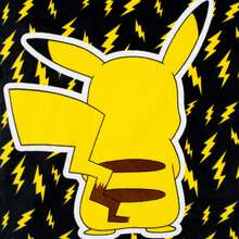 pokemon Towel Poncho | Pikachu Kids Beach Towel | Hooded Bath Towels | Cotton Swimming Towels - Black - View 9