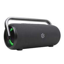 STF Boost Power Speaker Portable Design RGB Lighting 80W Power IPX5 Splash Resistant Ultra Bass True Wireless Function Wireless Charger Rechargeable Battery - Black - View 8