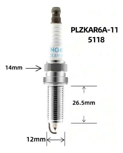 4 Bujias Láser Iridio Nissan March Versa Sentra Tiida Xtrail