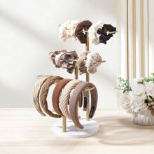 Kopfband Organizer Metall 1/2/3 Ebenen Haarreif Ständer Kopfband Organizer Aufbewahrung für Haargummis, Accessoires, Armbänder, Schlafzimmer, Studentenwohnheim Dekoration für Mädchen und Frauen, Gender Reveal Party, perfekt für Geburtstage, Hochzeiten, Partys, das perfekte Geschenk für Kollegen, Freunde und Familie, Schulanfang