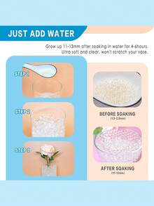 1bag Clear Water Beads For Vases, Vase Filler Water Gel Beads, For Making Pearls, Candles Centerpiece, Wedding Centerpiece, Floral Arrangement, Christmas Decoration, Room Decor, Bathroom Decor, Home Decor, Wedding