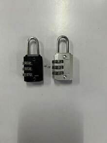 1/3 件密码锁，防水，防锈，适用于旅行箱包、储物柜、背包、健身房、家庭、小尺寸锁 [对于大订单，红色可能会有轻微变化，请参考最后两张图片]