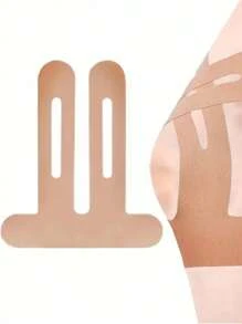 1 pezzo Nastro sportivo impermeabile, supporto per ginocchio - Fascia sportiva elastica pre-tagliata, adatta per corsa, calcio e accessori da palestra per fitness