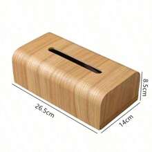 Walnut Wood Tissue Box Simple Wooden Paper Tray Napkin Paper Box Living Room Household Paper Storage Box Back To School
