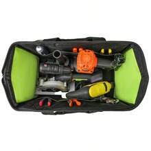 Jakah 宽口重型肩带工具包耐磨大容量储物袋 S - 綠色 - 查看 8