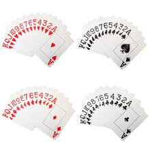 Large Letters Wide Cards Poker Stars 54 Pcs Red And Black High Quality Plastic Frosted Playing Cards Goods For Board Games For Professionals Poker, Tricks - Multicolor - View 9