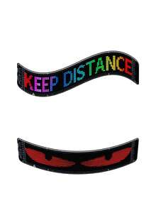 GLANBERT Flexible LED Display Screen Of Automobile Rear Window - "HEY BRO!" Glasses Design, APP Control USB-Powered, Full-Color Display For Personalized Messages, Decorative Lights For Christmas & Parties, No Battery Needed, Party Decoration | Customizable Message | USB Powered Screen,Car Accessories - Nhiều màu - Xem 14