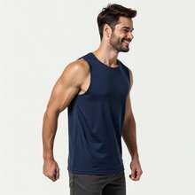 Kit 03 Dry Fit Men's Sports Tank Top Fitness Quick Dry Gym Training Breathable - Xám - Xem 3