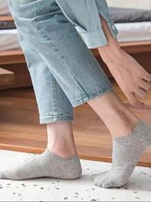 15 pares/10 pares/5 pares/3 pares/1 par de calcetines bajos para hombre de unicolor simple, que absorben la humedad y son invisibles, adecuados para todas las estaciones
