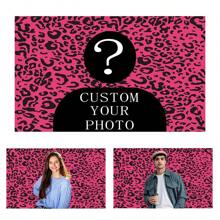 1pc Customizable Personalized Tapestry With Photos And Text, For Birthday, Wedding, Halloween, Christmas, Party, Father's/Mother's Day, Home Decor, Bedroom Aesthetics