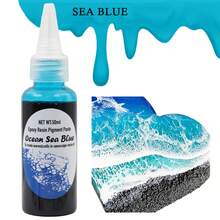 50ml 环氧树脂颜料膏高浓度颜料膏适用于环氧树脂和紫外线树脂，抗紫外线不透明颜料用于制作细胞和花边，3D 花朵树脂杯垫