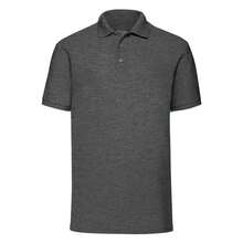 Fruit of the Loom Mens 65/35 Polo Shirt (Dark Heather Grey)