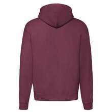 Fruit of the Loom Mens Premium Full Zip Hoodie (Burgundy) - Burgundy - View 2