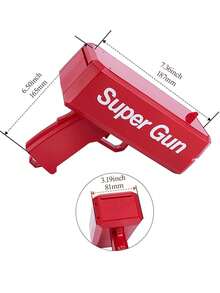 1PC Super Cash Gun Money Gun For Weddings, Anniversary, Birthday Parties, Kitty Parties And Fun