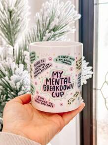 My Mental Breakdown Mug 11oz/15oz Daily Affirmation Mug Best Friend Gift For Her Mental Health Awareness Self Love Gift Self Care Back To School