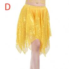 Shimmering Dance Skirt Set - Ideal For Belly Dance & Latin Practice/Performance Attire Fall Clothes For Women - Multicolor - View 21