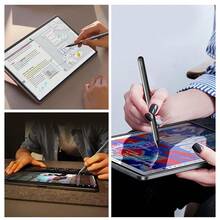 Black Stylus Pen Compatible With Ipad Pencil With Magnetic Wireless Charging, With Palm Rejection, Tilt Sensitivity, Work For 2018-2024 IPad Air 3/4/5, IPad Mini 5/6/7, IPad 6/7/8/9/10, IPad Pro 11", IPad Pro 12.9" - 黑色 - 查看 5