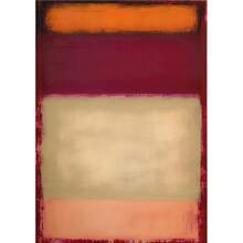 1pc Wall Arts Posters Frameless Vintage Modern Famous Mark Rothko Colorful Artwork Nordic Abstract Poster Canvas Paintings Wall Art Pictures Home Decor - Multicolor - View 71