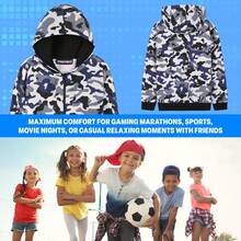 Fortnite Hoodie Zip Up Jacket Warm Hooded Pullover Cosy Zipped Long Sleeve Gaming Sweater Casual Fashion Gift - Multicolor - View 3