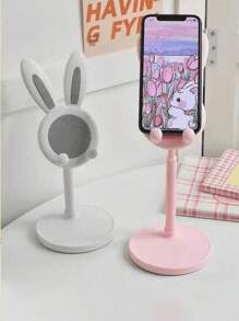 Cute Cell Phone Stand For Desk, Adjustable Bunny Phone Holder - Perfect Student Desktop Companion For Slouchy Days, Desk Accessories, Phone Holder , Valentines Wedding, Birthday Present,Mother's Day,Gift For Mom