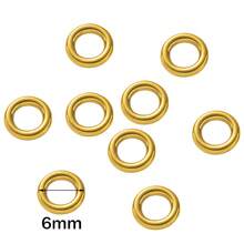 20pcs Stainless Steel Soldered Closed Jump Ring O Split Connector For DIY Bracelet Necklace Jewelry Making Supplies Accessories - Closed Ring - View 16