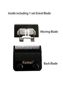 Kemei KM-2296 Professional Hair Clipper For Men Daily Hair Cutting Machine Rechargeable Adjustable Haircut Cordelss With Charging Base For Home Use Or Barber Shop Haicutter Good Quality Low Noise Clipper