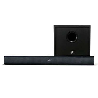  STF Barra De Sonido Alud Pro con Subwoofer Entrada 3.5 mm Entrada Óptica Audio Inalámbrico Entrada USB Teatro En Casa