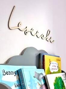 Customized Laser Cut Wooden Name Plate, Traditional Style, Wall-Mountable Decorative Plaque, Suitable For Bedroom, No Power Supply Required Home Decor Back To School Room Decor School Supplies