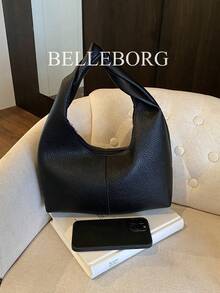 休闲简约大容量轻便多功能女士单肩腋下包