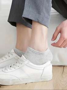 15 pares/10 pares/5 pares/3 pares/1 par de calcetines bajos para hombre de unicolor simple, que absorben la humedad y son invisibles, adecuados para todas las estaciones